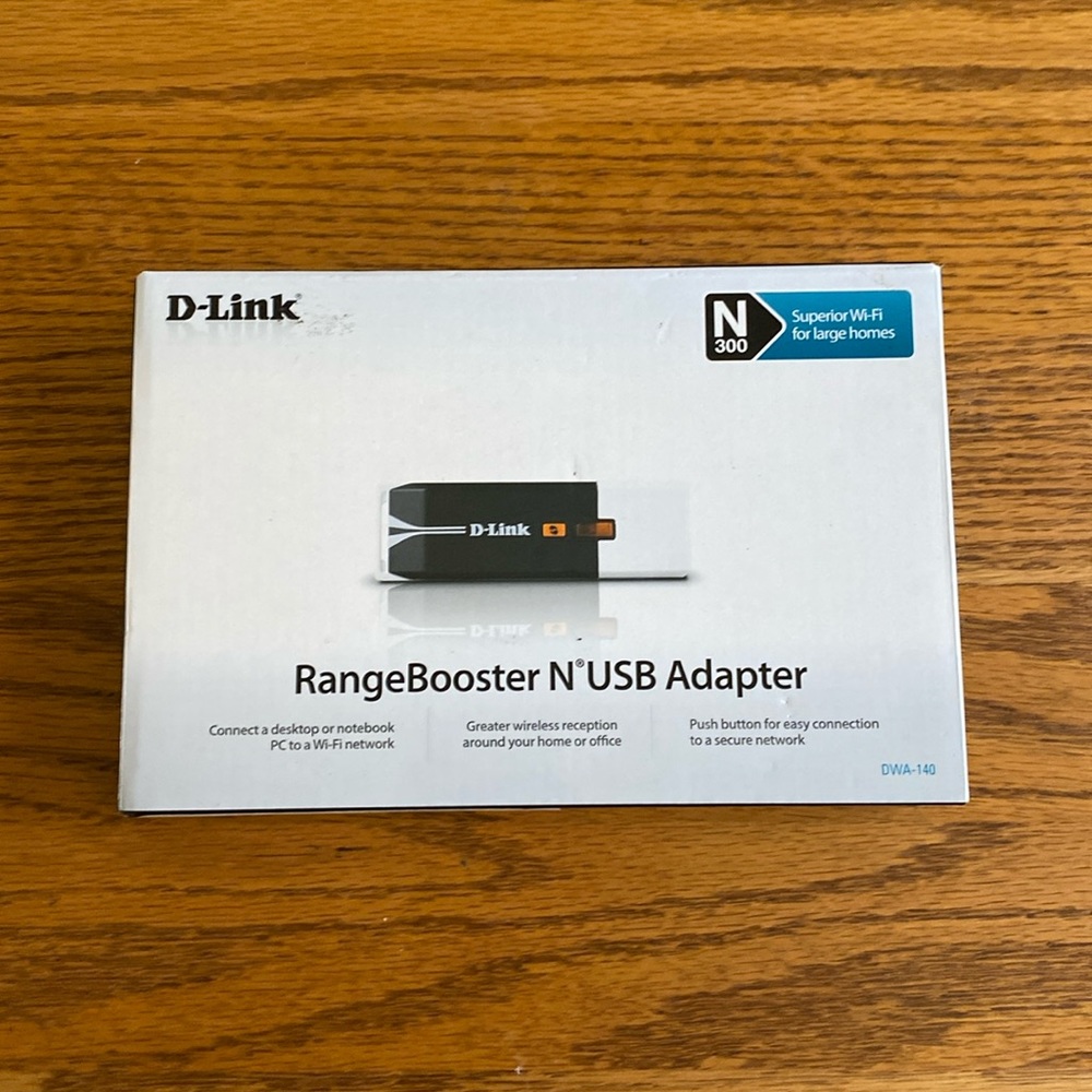 Nwt D-Link RANGE BOOSTER N USB ADAPTER